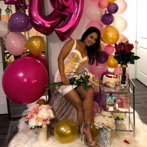 Bebe Women's Pink Rhia Bustier Bandage Dress